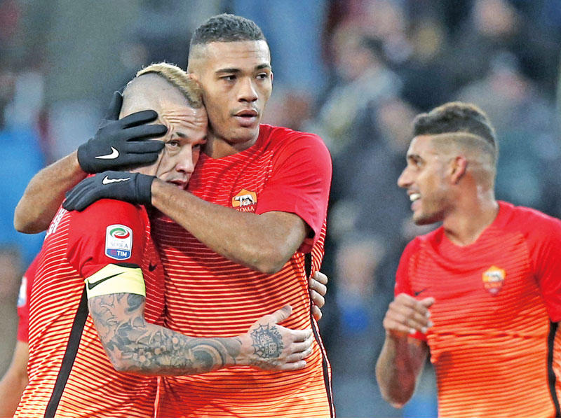 جانب من اللقاء السابق لروما