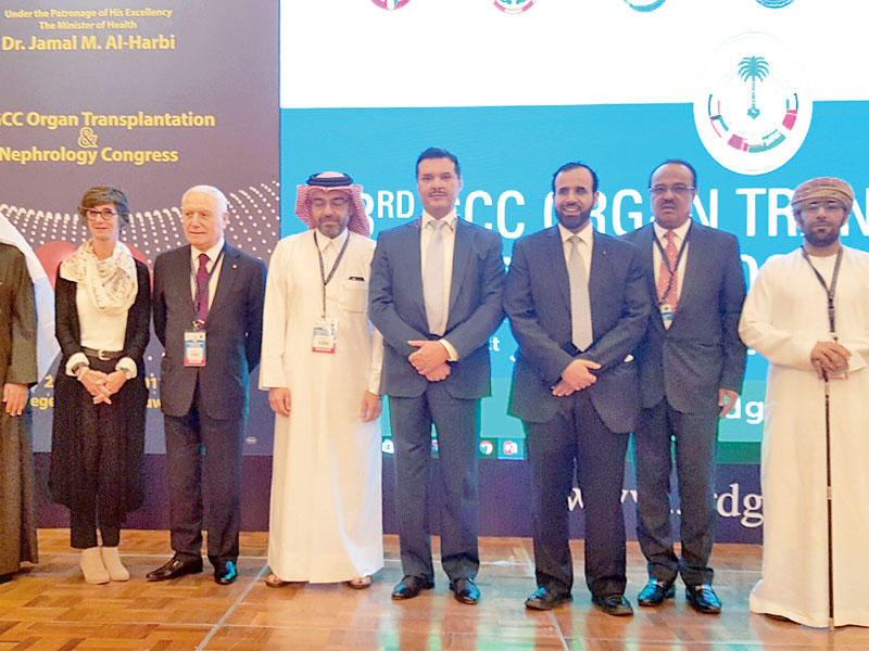 الحربي خلال افتتاح المؤتمر الخليجي الثالث لأمراض الكلى 