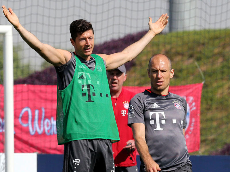 جانب من تدريبات بايرن ميونيخ