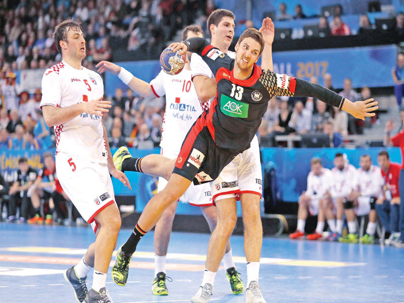 جانب من مباراة ألمانيا وكرواتيا