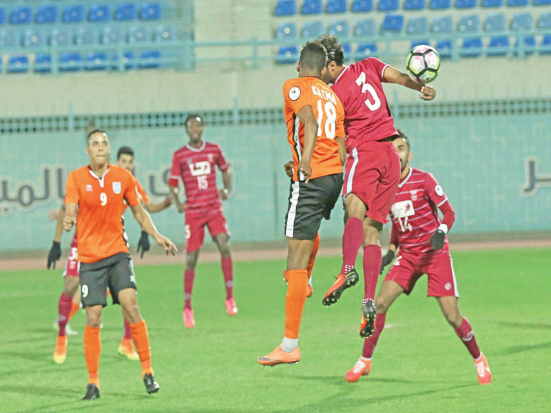 جانب من مواجهة النصر وكاظمة