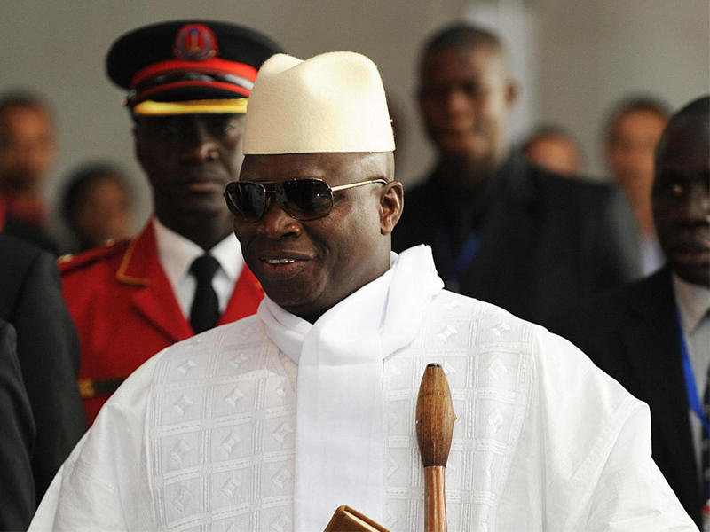 الرئيس الغامبي السابق يحيى جامع