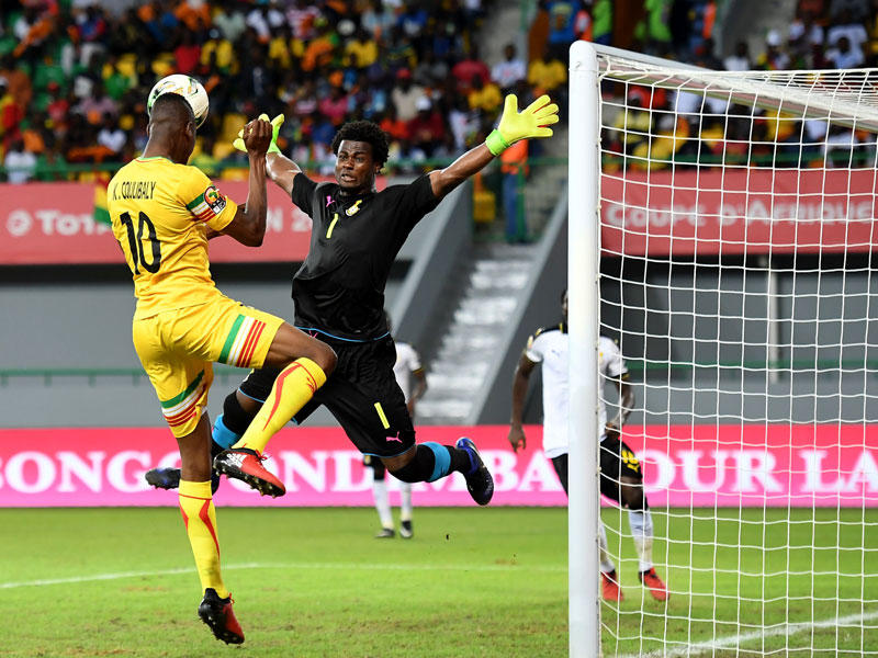 جانب من لقاء غانا وماي   (أ ف ب)