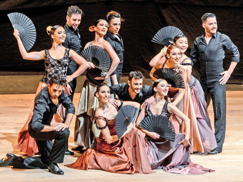 من عرض «كارمن» لفرقة أيدا غوميز (تصوير رائد قطينة)