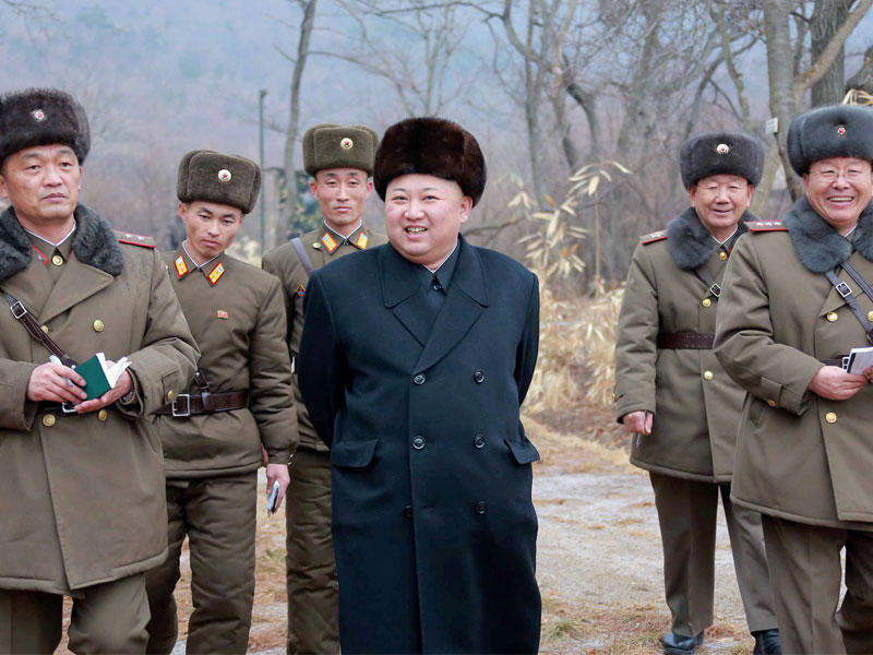رئيس كوريا الشمالية كم جونغ أون