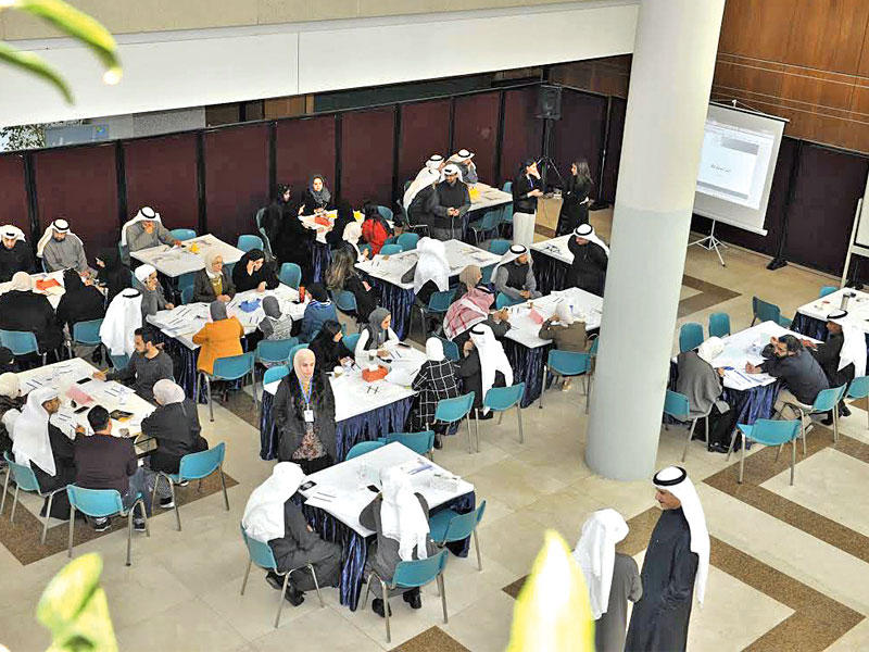 جانب من ورش العمل