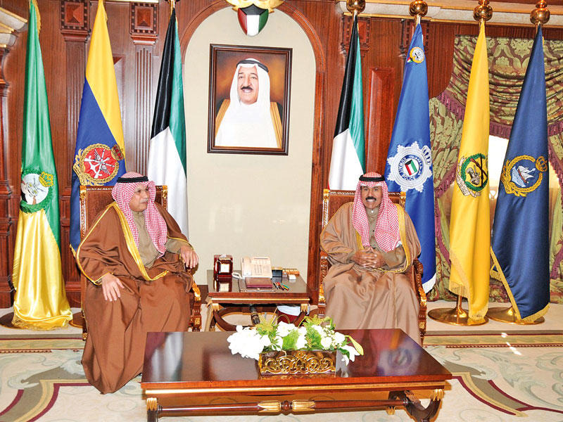 ولي العهد مستقبلاً الجراح أمس