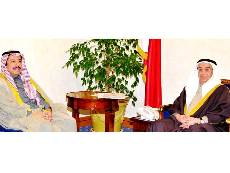 نائب رئيس الوزراء البحريني مستقبلاً عزام الصباح