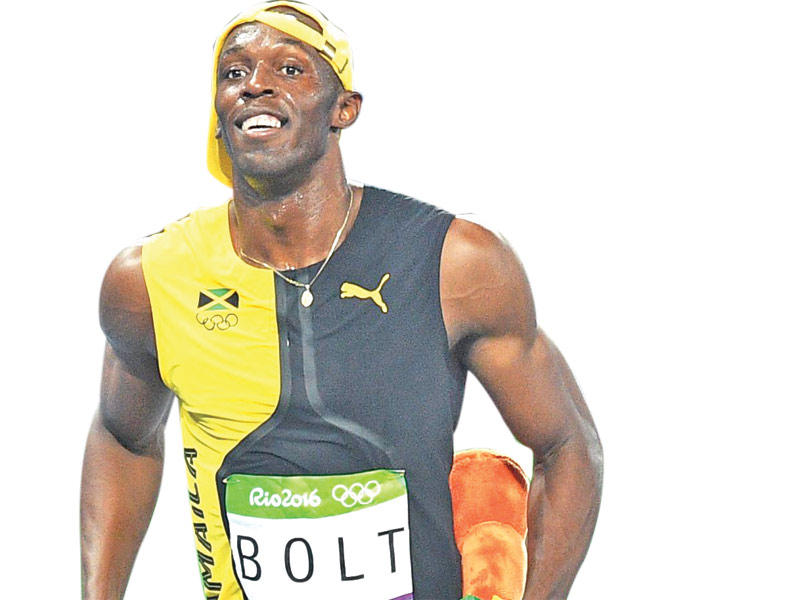  العداء الجامايكي يوسين بولت