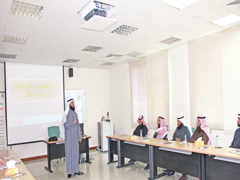 جانب من إحدى دورات التدريب