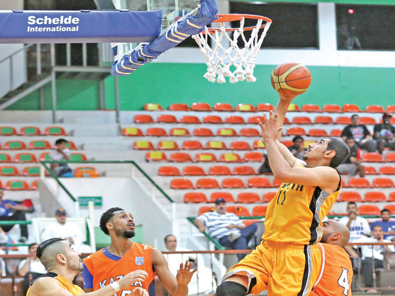 القادسية وكاظمة في لقاء سابق