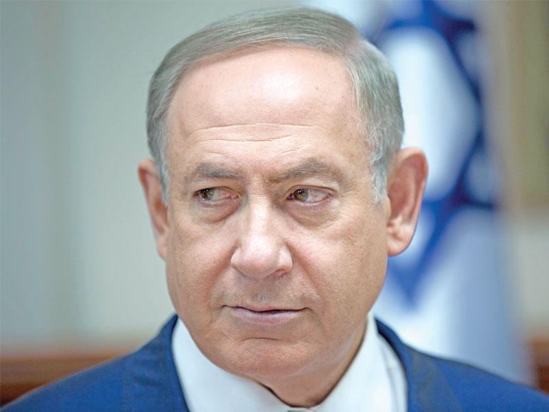  رئيس الوزراء الإسرائيلي بنيامين نتنياهو