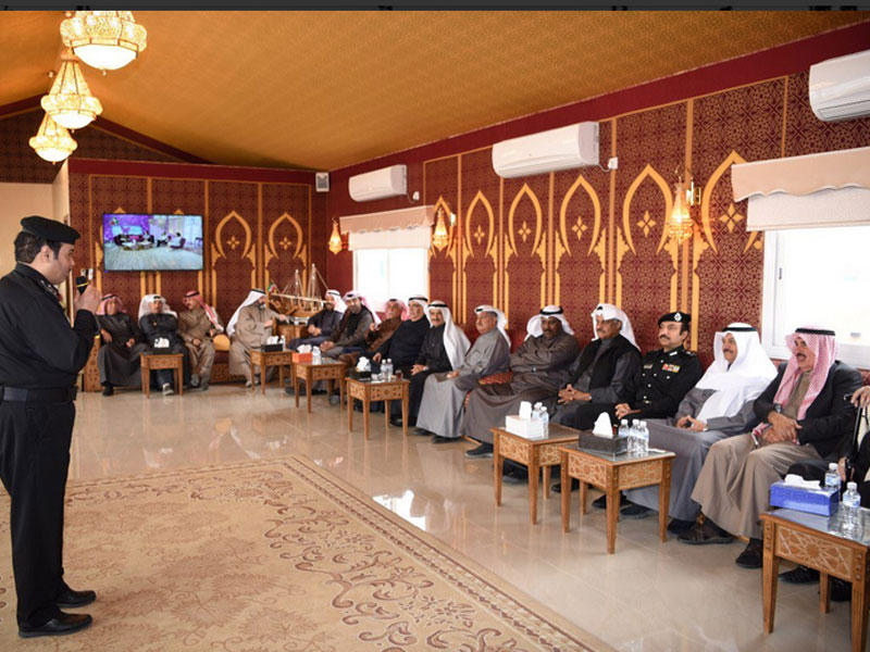 ديوانية المتقاعدين واصلت استقبال روادها في لقاءها الأسبوعي وتكرم الفريق متقاعد د ابوصليب