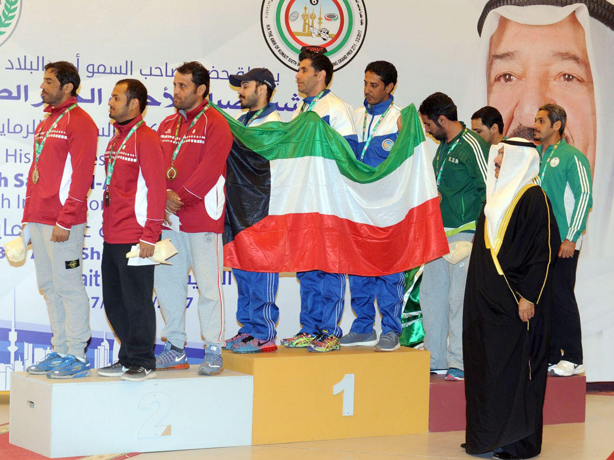 تتويج منتخب الكويت بلقب رماية السكيت للرجال