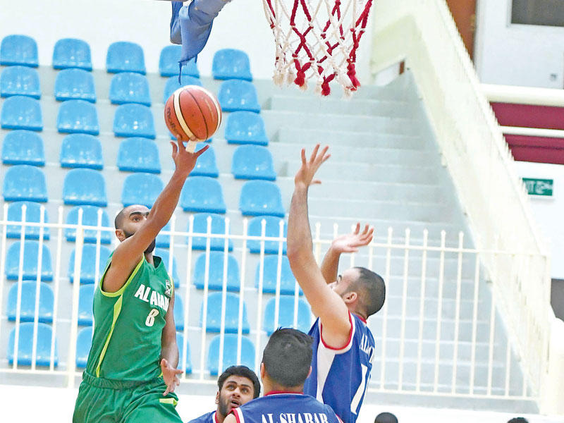 مباراة العربي والشباب في كرة السلة