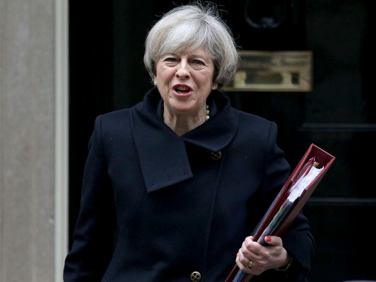 رئيسة الوزراء تيريزا ماي