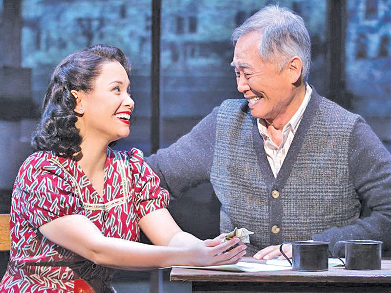 مشهد من مسرحية  برودواي