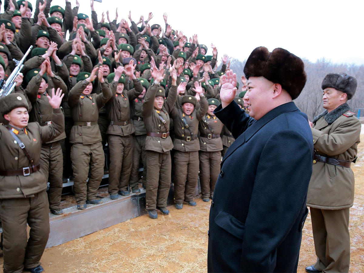الزعيم الكوري الشمالي كيم جونغ أون