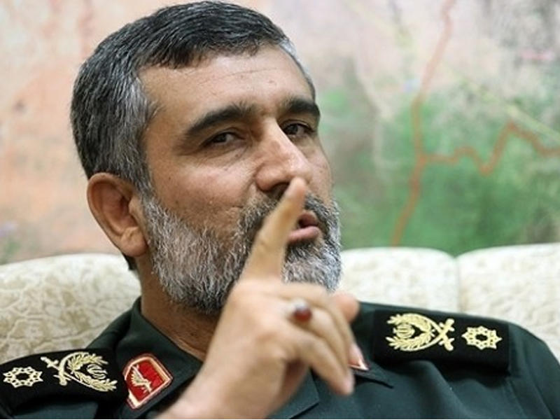 قائد القوة الجوية في الحرس الثوري البريجادير جنرال أمير علي حاجي زادة