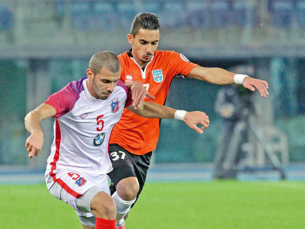 لقطة من مبارة سابقة بين الأعبي كاظمة والكويتn