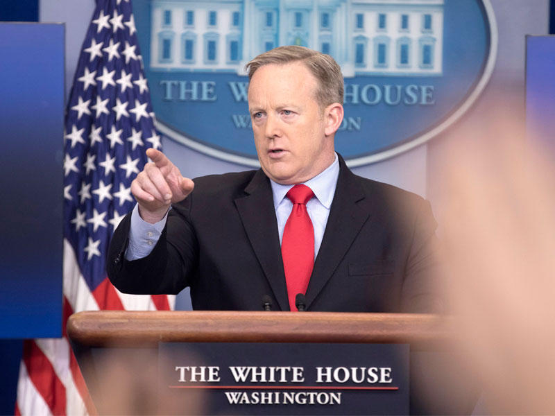 الناطق باسم البيت الأبيض شون سبايسر