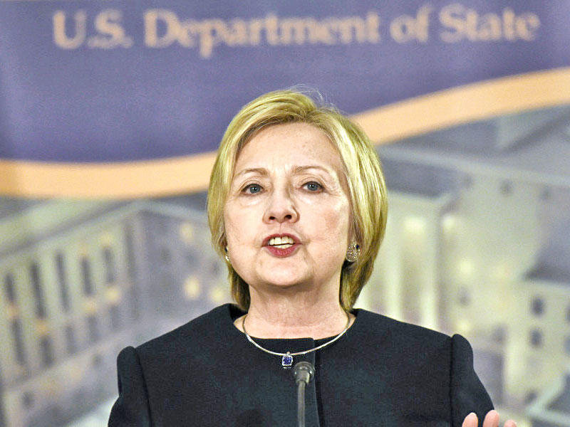 المرشحة الديمقراطية السابقة لانتخابات الرئاسة هيلاري كلينتون