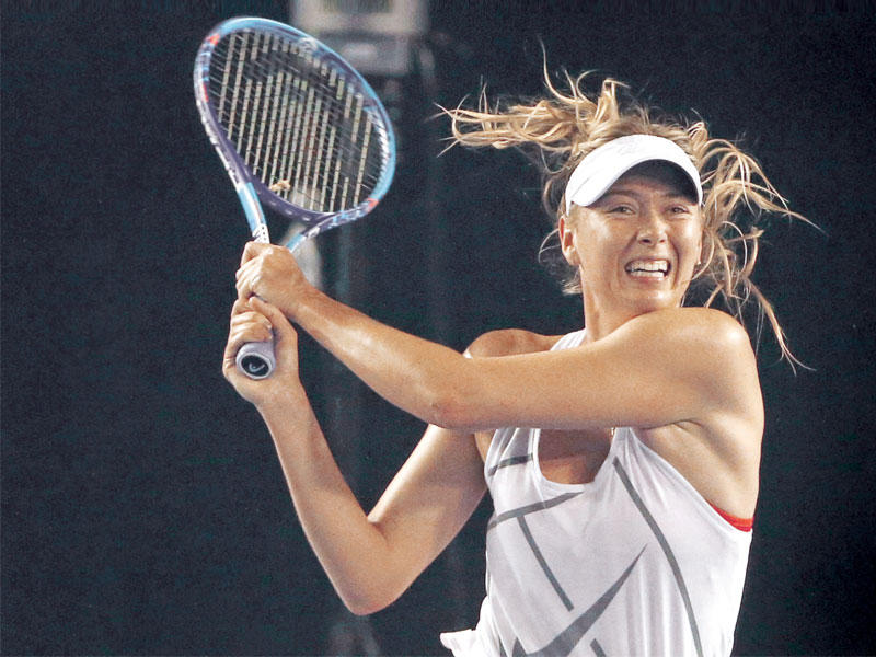 نجمة التنس الروسية ماريا شارابوفا