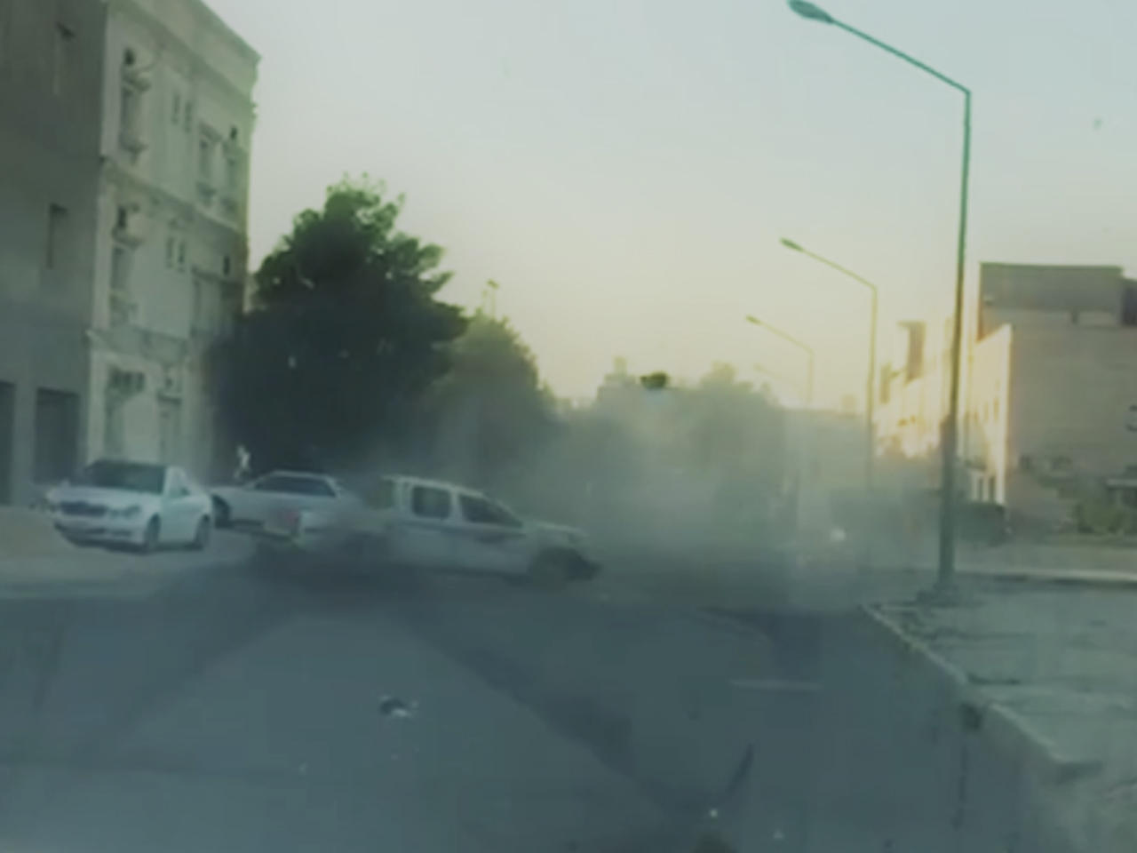 لقطة من الفيديو الذي انتشر عبر وسائل التواصل الاجتماعي