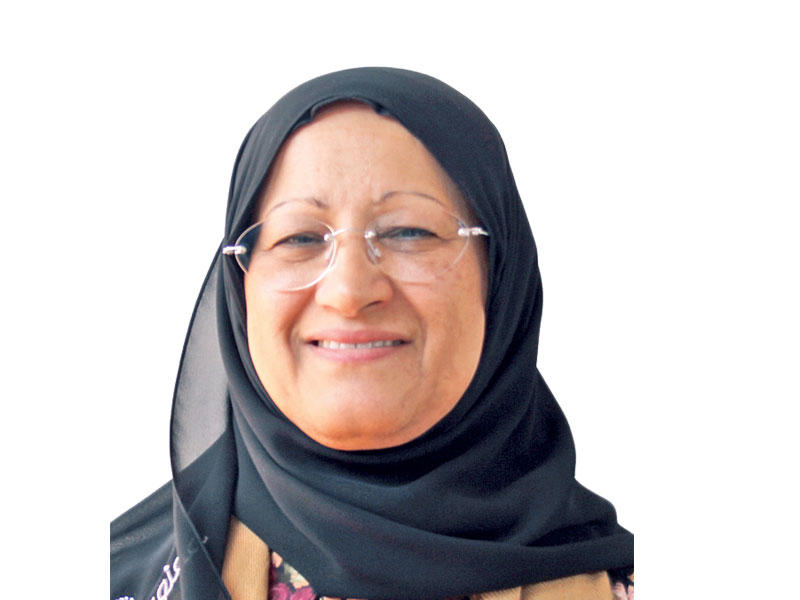  العميدة المساعدة للشؤون الطلابية في كلية العلوم د. أديبة الحربان