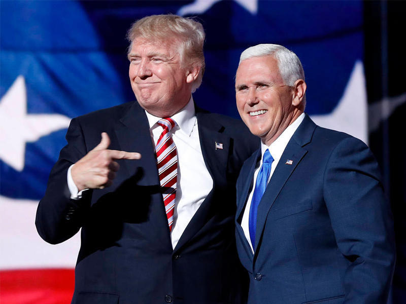 ترامب ونائبه بينس