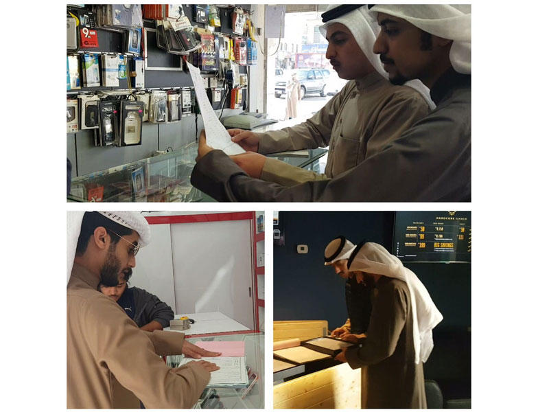 جولة تفتيشية على المحال التجارية في محافظة الأحمدي