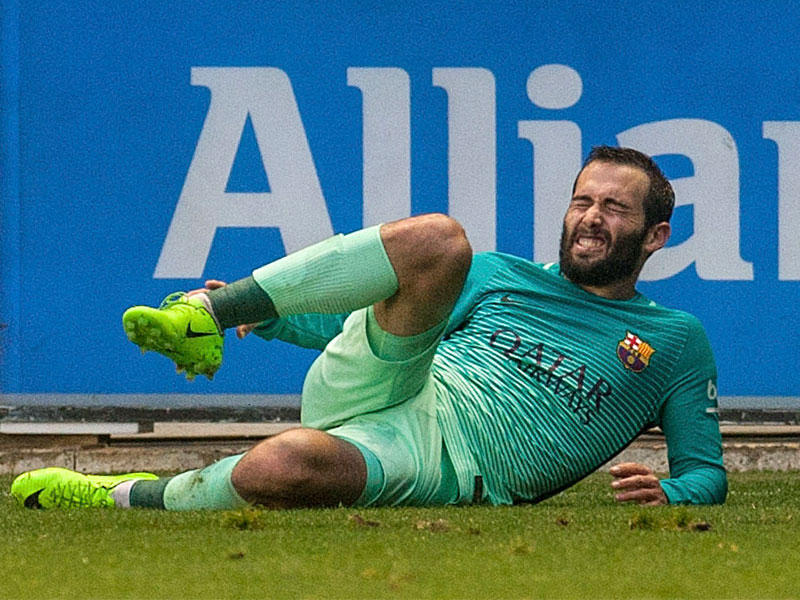 فيدال لحظة تعرضه للإصابة