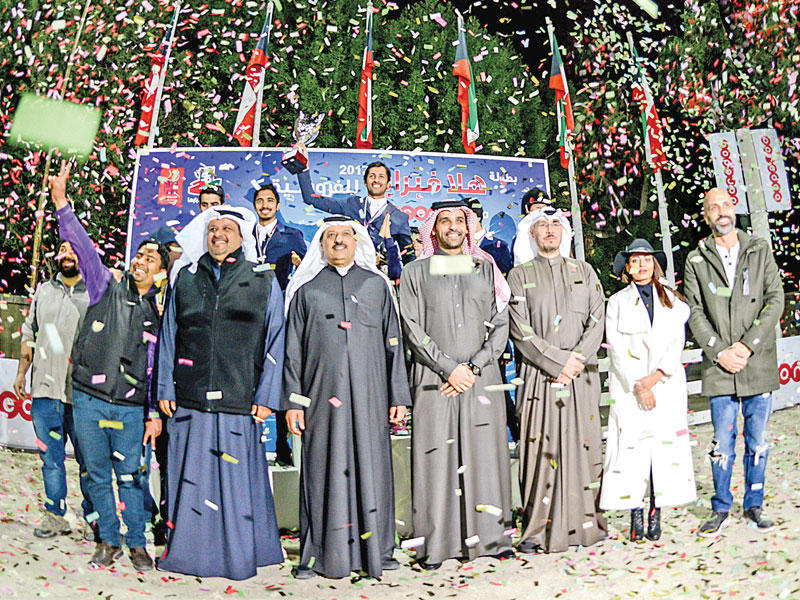 محمد ال ثاني يتوج الابطال (تصوير رائد قطينة)
