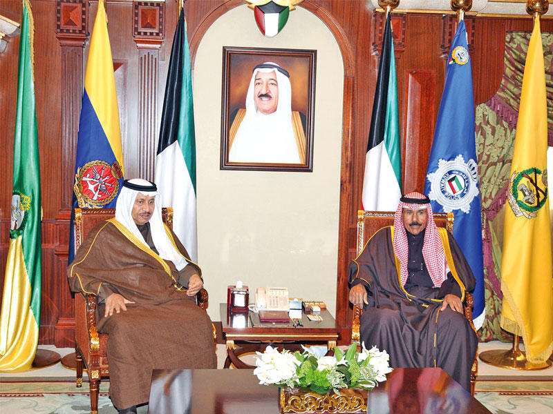 ولي العهد مستقبلاً المبارك أمس