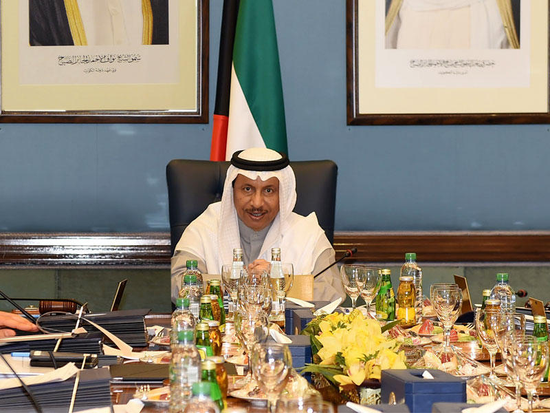  رئيس مجلس الوزراء الشيخ جابر المبارك