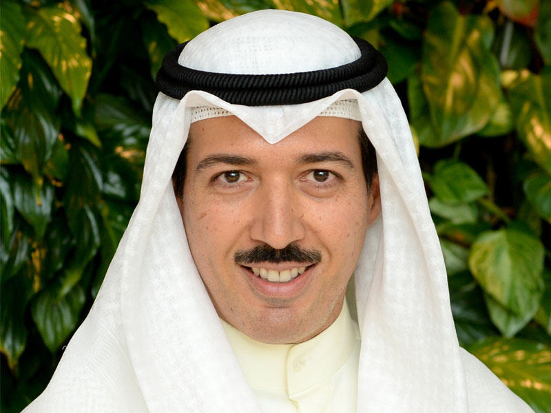 الشيخ أحمد الجابر رئيس الاتحاد الكويتي للتنس