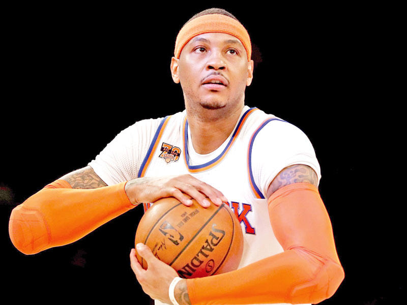   كارميلو أنتوني نجم نيكس