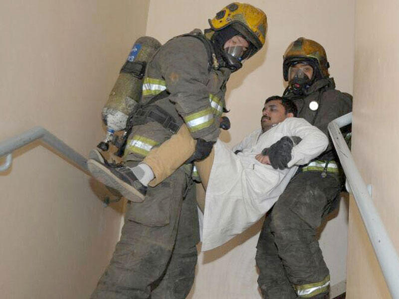 جانب من التمرين