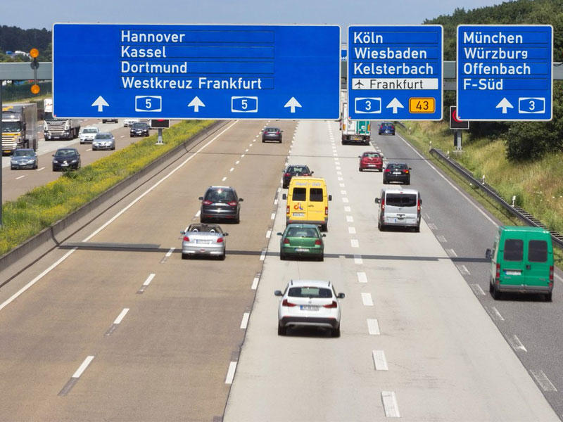 الحصى الطائرفي ألمانيا