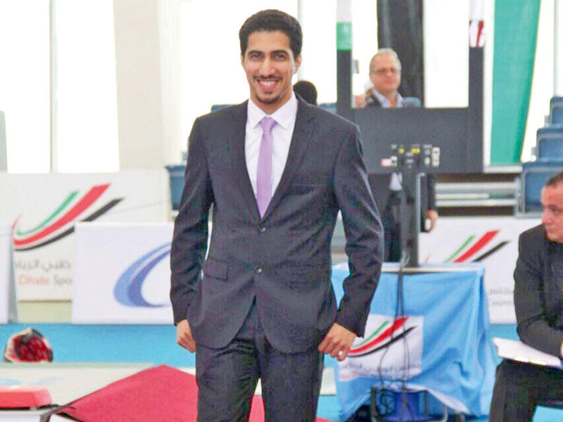 المشرف العام على بطولة مهرجان يوم الكويت الوطني الدولية للمبارزة أحمد عبدالخضر