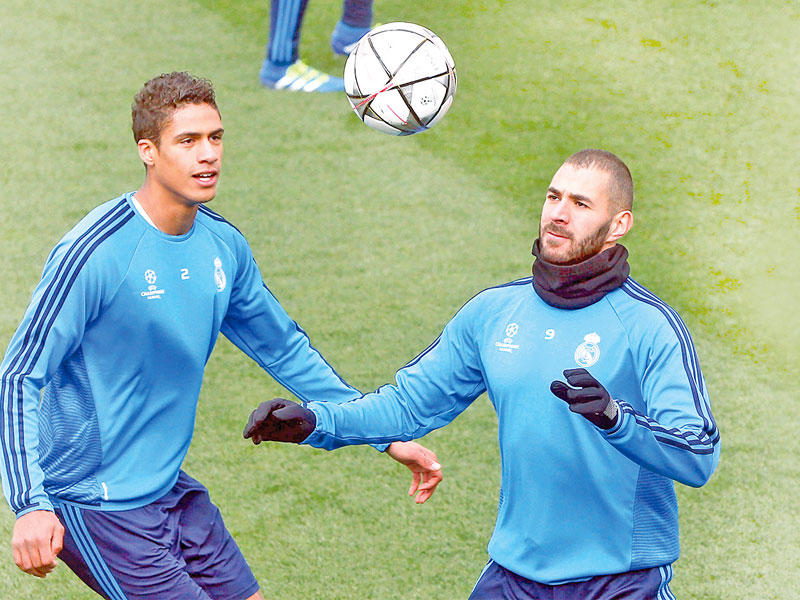 جانب من تدريبات ريال مدريد