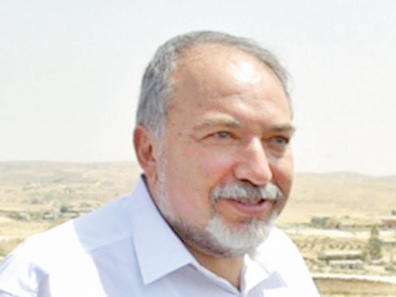 وزير الدفاع الإسرائيلي، أفيغدور ليبرمان