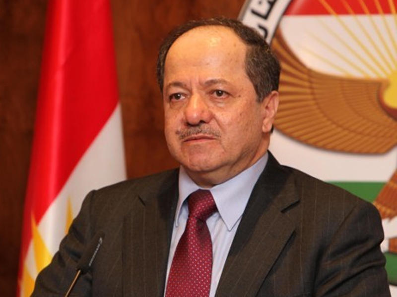 رئيس إقليم كردستان العراق مسعود البارزاني