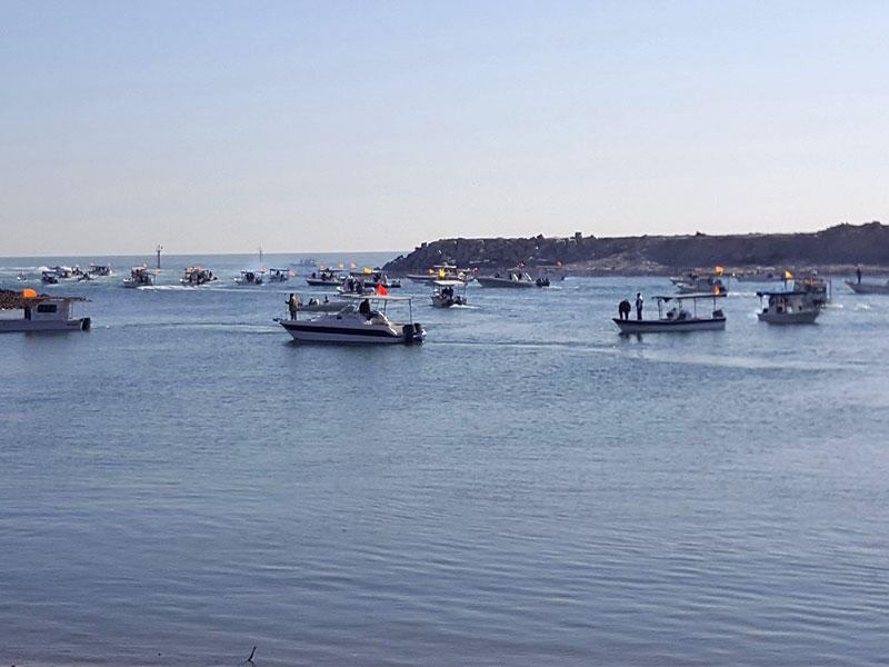 جانب من مسابقات الموروث البحري ضمن مهرجان الموروث الشعبي الخليجي