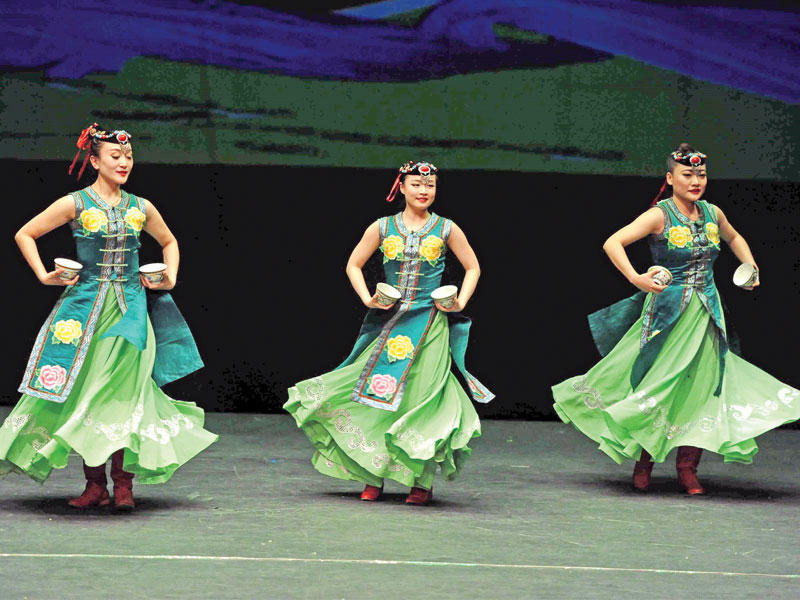 جانب من حفل منغوليا الداخلية الصينية