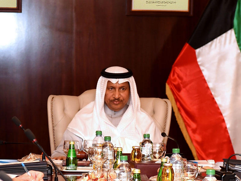 رئيس مجلس الوزراء سمو الشيخ جابر المبارك الحمد الصباح يترأس اجتماع مجلس الوزراء الاسبوعي.