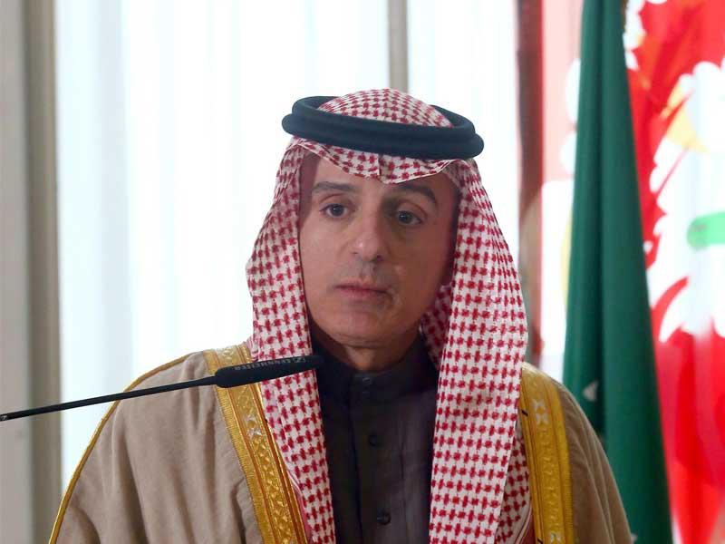 معالي وزير الشؤون الخارجية، عادل الجبير، خلال مؤتمر صحفي مع وزير الخارجية الإيطالي انجيلينو ألفانو