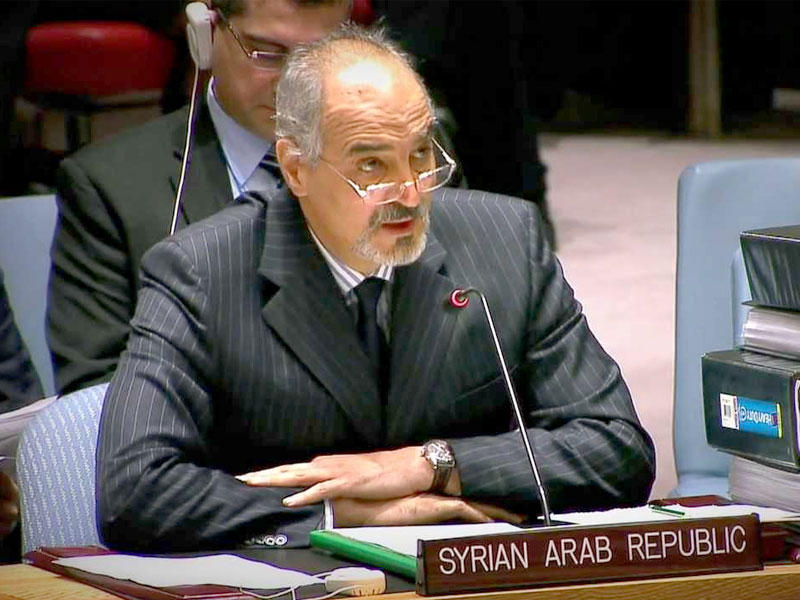 مندوب دمشق الدائم لدى الأمم المتحدة بشار الجعفري