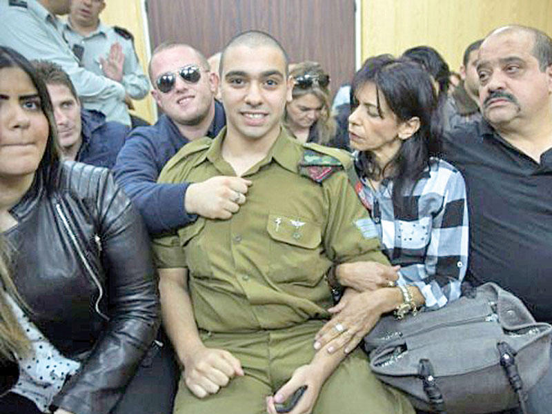 الجندي الإسرائيلي الذي أجهز على الفلسطيني الجريح 