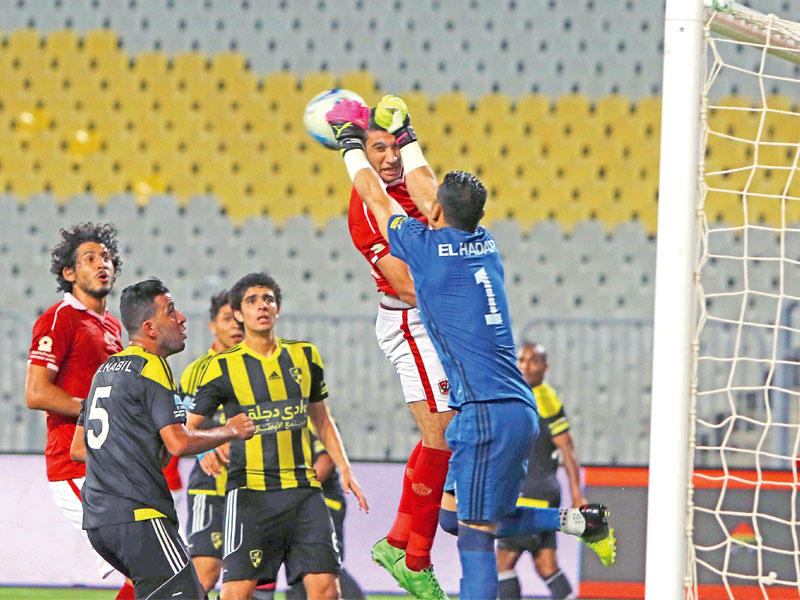 جانب من لقاء سابق بين الأهلي ودجلة